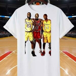 Basketball Legends Graphic Tee Kobe, Jordan, LeBron